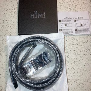 HIMI Black Leather Belt